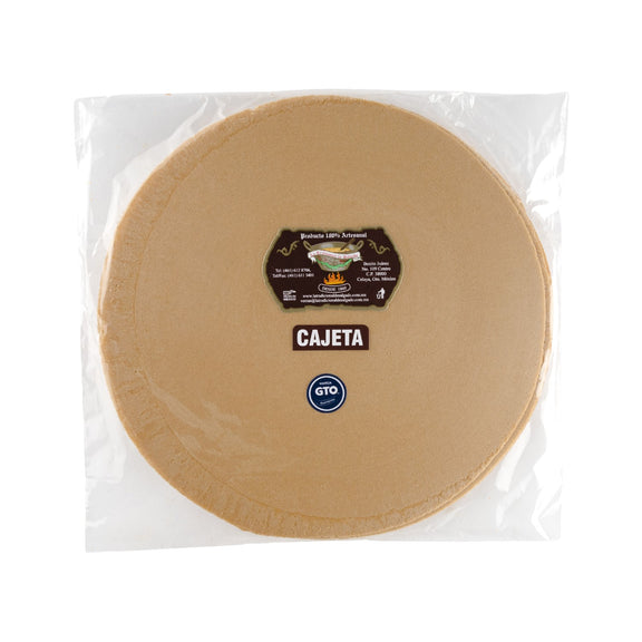 Paquete de Obleas Extragrandes Sabor Cajeta