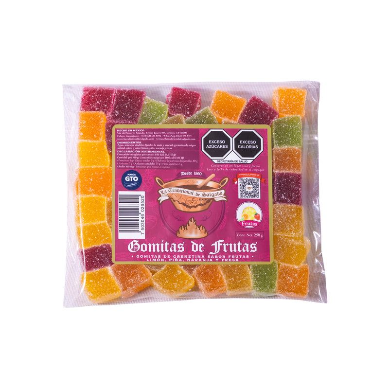 Gomitas de Frutas 250 g