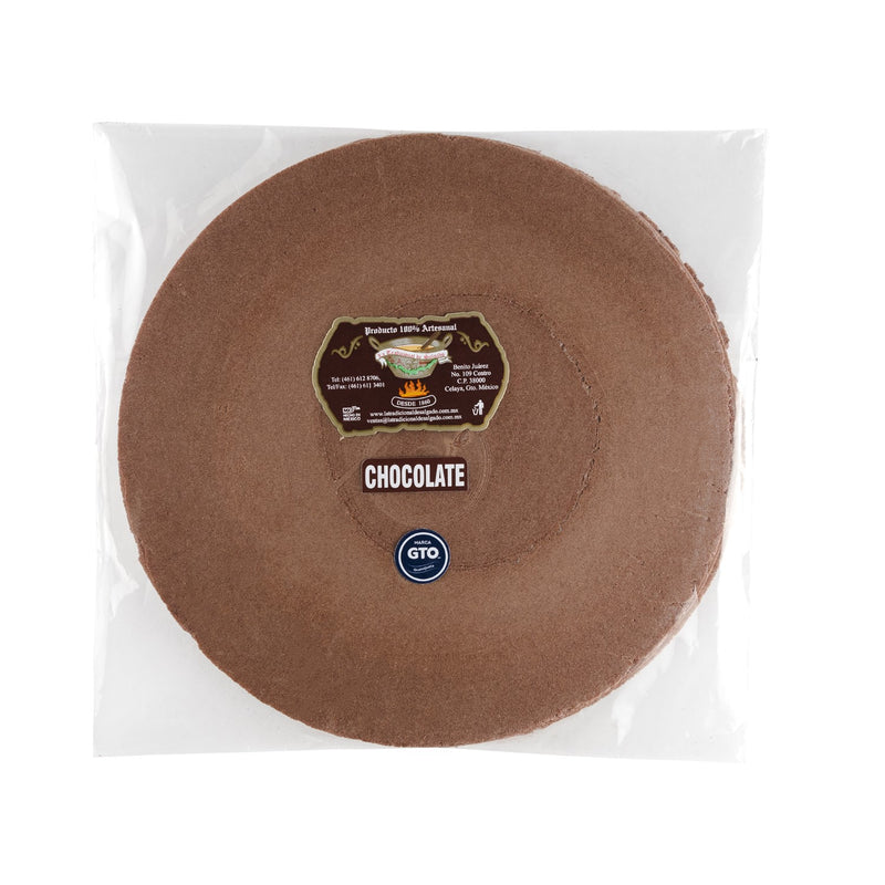 Paquete de Obleas Extragrandes Sabor Chocolate 