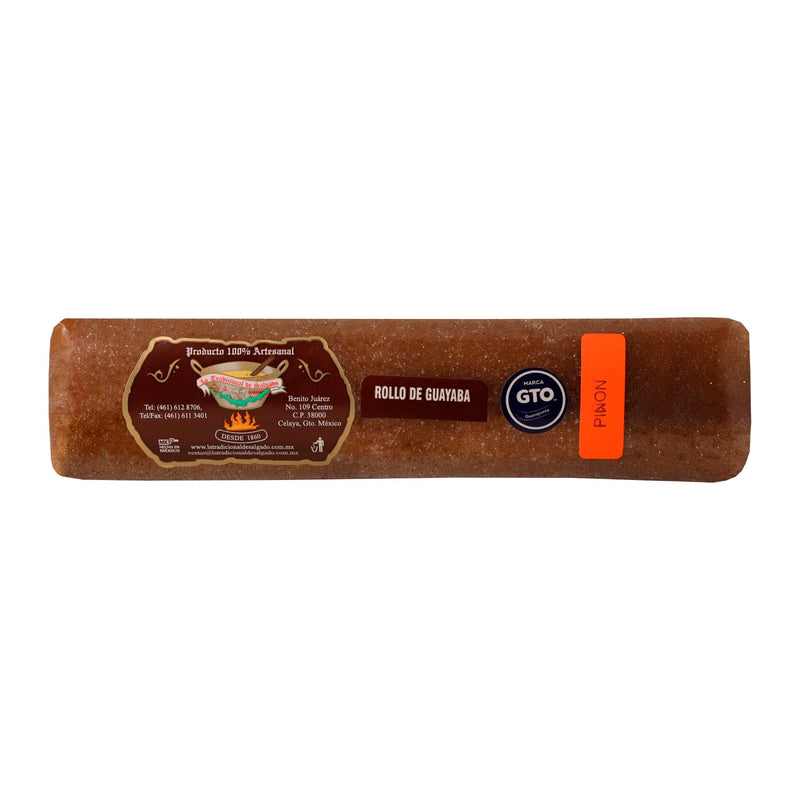 Rollo de Guayaba con Cajeta Sabor Piñón 