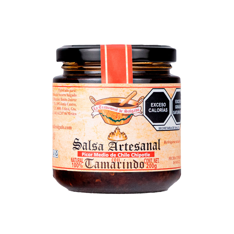 Salsa Artesanal de Chile Chipotle con Tamarindo 