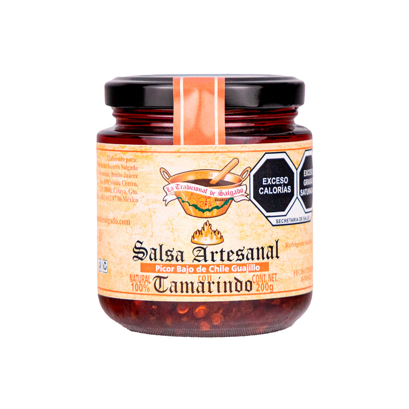 Salsa Artesanal de Chile Guajillo con Tamarindo 